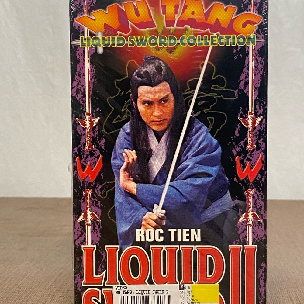 Wu Tang Liquid Sword II VHS Tape